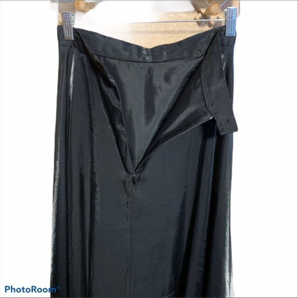 Js Collections Full Length Black Shimmering Skirt… - image 4